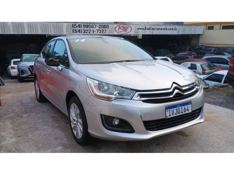 CITROËN - C4 LOUNGE - 2014/2014 - Prata - Sob Consulta