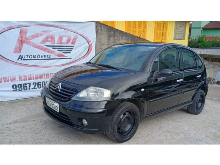 CITROËN - C3 - 2008/2008 - Preta - R$ 24.900,00
