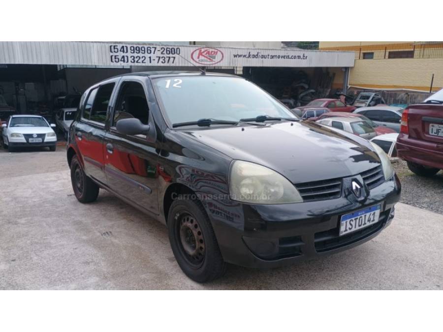 RENAULT - CLIO - 2011/2012 - Preta - R$ 20.900,00